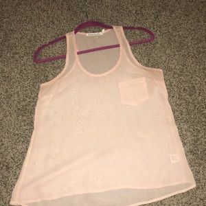 Light pink sheer tank top!